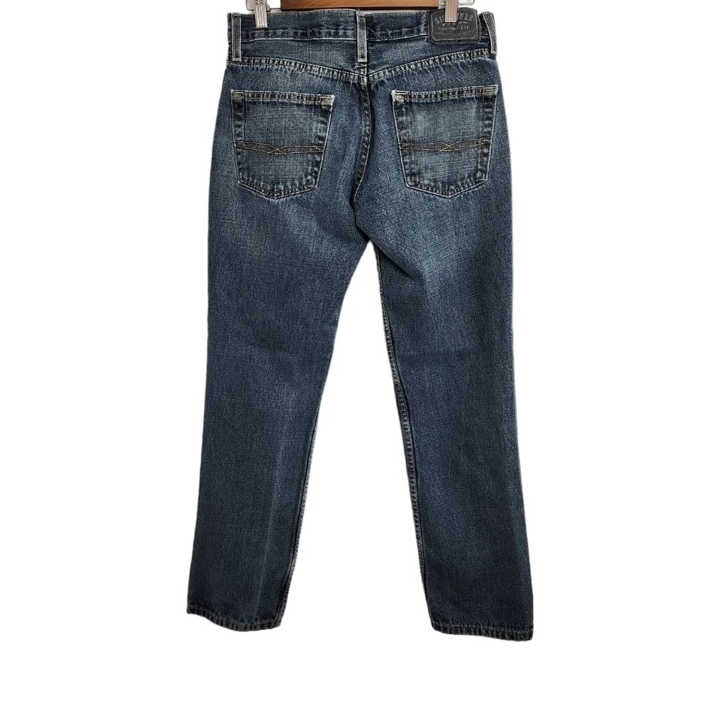 Levi's 505 Red Tab Jeans Straight Leg Zipper Fly Blue Size 36 X 30